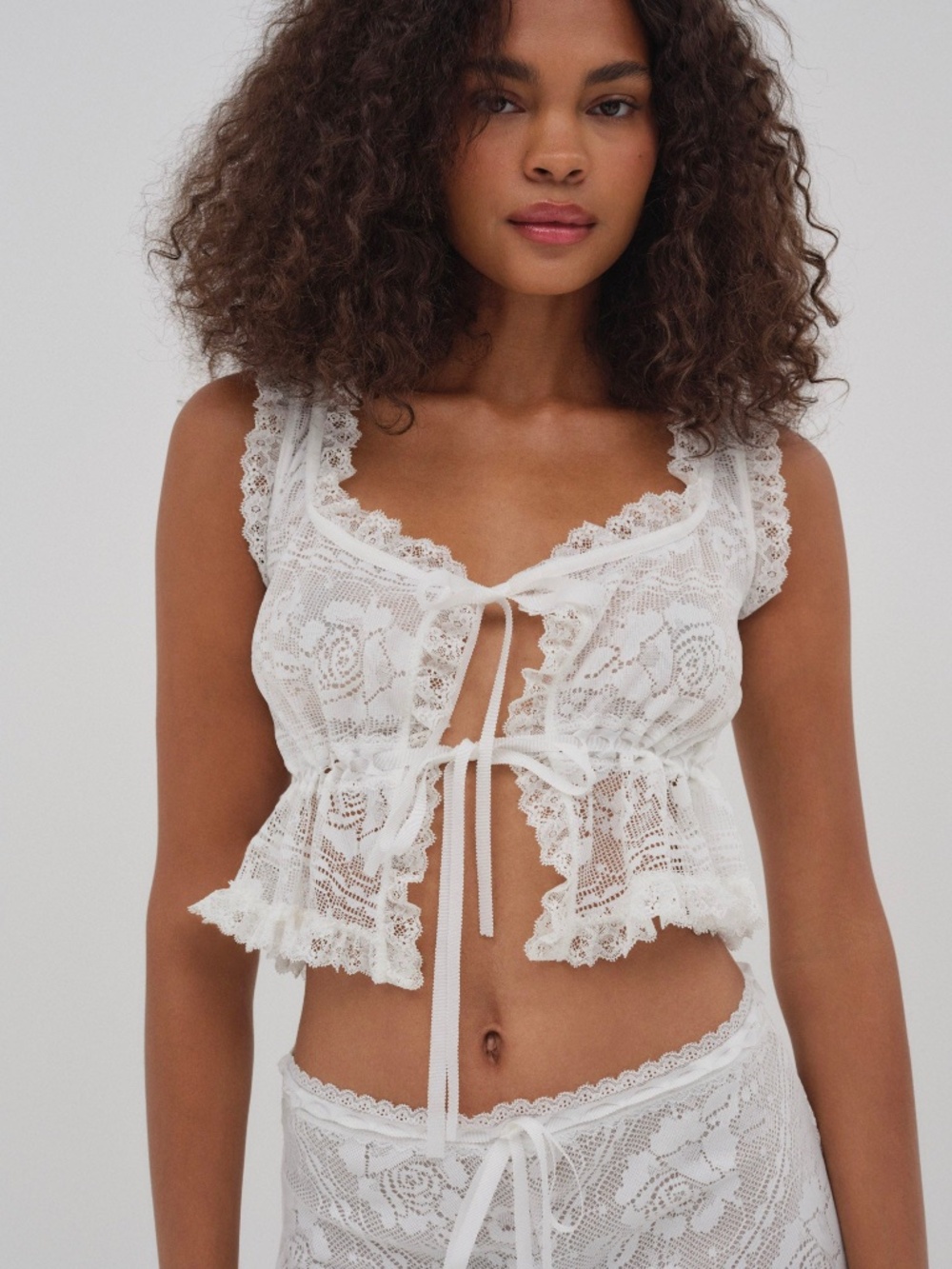 For Love & Lemons Antique Store Lace Top | White | S | NWT